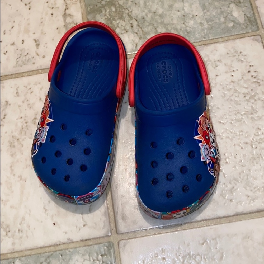Paw patrol child crocs